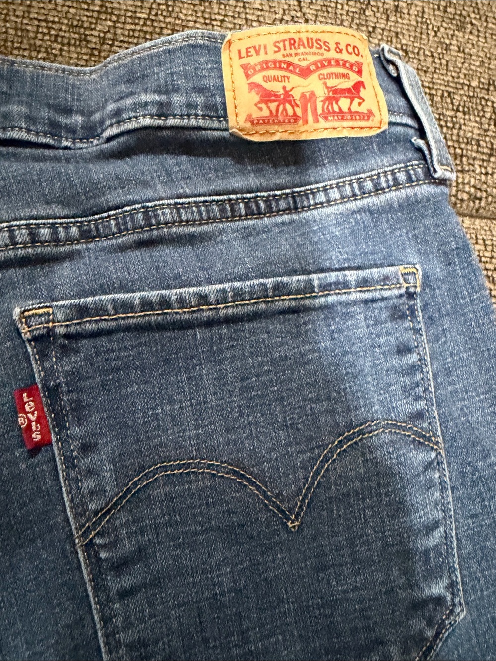 Levi's blue shaping skinny jeans - Picture 4 of 4